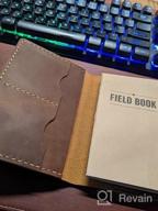 img 1 attached to Handmade Vintage Brown Leather Cover For 3.5" X 5.5" Notebooks - Perfect For Field Notes And Moleskine Cahier - Enhanced Search Engine Optimization review by Jorge Kehayas