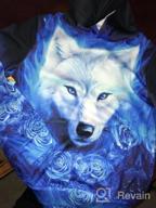 img 1 attached to Teen Boys Girls Novelty Animal Galaxy Hoodies Sweatshirts Pullover by GLUDEAR review by Patrick Brinson