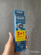 img 1 attached to Oral-B Genuine Precision Clean Replacement White Toothbrush 🦷 Heads - Deep & Precise Cleaning, Pack of 4 review by Itf Iffan ᠌