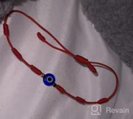 img 1 attached to PPJew 7 Knot Evil Eye Bracelet Red String - Ultimate Protection 🧿 Bracelet Set for Women, Girls and Boys – Mommy and Me Matching Bracelets review by Loren Slama