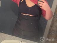 img 1 attached to Sauna Waist Trainer For Women - Tummy Cincher Body Shaper For Sweat And Weight Loss Workouts By CtriLady review by Committed Schmidt