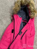 img 1 attached to Girls Waterproof Windproof Winter Ski Jacket Fleece Snow Coat Outdoor Raincoat Hooded review by Kim Kajer