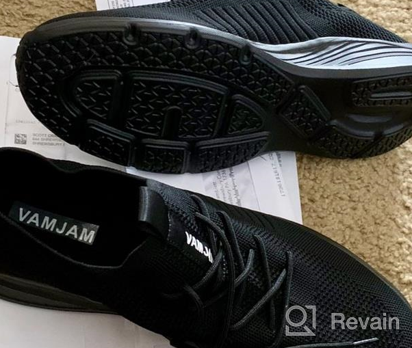 img 1 attached to VAMJAM Men's Lightweight Breathable Athletic Running 👟 Sneakers - A Perfect Fit for Active, Trendy Lifestyles review by Ghostnote Hankins