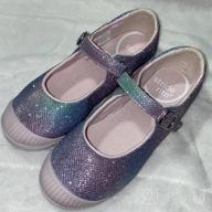 img 1 attached to 👟 Rose Gold Toddler Shoes for Girls - Size 8.5, Flats Included review by Leslie Whitehorn