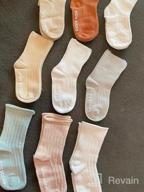 img 1 attached to QandSweet Combed Cotton Non-Skid Ankle Socks For Newborns, Infants And Toddlers - Perfect For Your Baby Boy! review by Stacey Wallace
