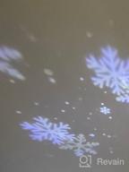 img 1 attached to Transform Your Christmas Decorations With INNENS Snowflake Projector Lights - Outdoor & Indoor Waterproof LED Snowfall Holiday Projector For Parties And Wedding review by David Olson