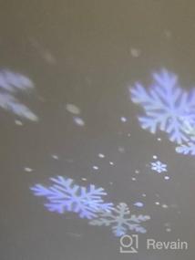 img 5 attached to Преобразите свои рождественские украшения с помощью проектора INNENS Snowflake Lights - водонепроницаемый светодиодный проектор для вечеринок и свадеб на открытом воздухе и в помещении
