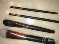 img 1 attached to 20 Piece Coffee Eye Makeup Brushes Set - Eyeliner, Eyeshadow Blending Brushes By UNIMEIX review by Mick Ohlrogge