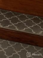 img 1 attached to Upgrade Your Stair Safety With SUSSEXHOME Polypropylene Carpet Strips - Easy To Install Runner Rugs W/ Double Adhesive Tape - Set Of 7 Decorative Mats In Brown review by Davon Man