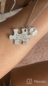 img 5 attached to 👯 PLITI Funny Short Tall BFF Matching Gifts Bracelet Set - Celebrate Best Friends! Bestie Gifts, Friendship Jewelry Set