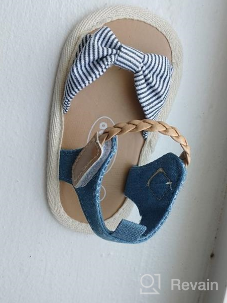 img 1 attached to 👟 Miamooi Sandals: Stylish Bowknot Leather Boys' Shoes for Comfortable Toddler Sandals review by David Hansen