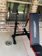 img 1 attached to Boost Your Fitness Routine: OppsDecor Adjustable Weight Bench With Barbell Rack For Home Gym Strength Training review by Frankye Sherman