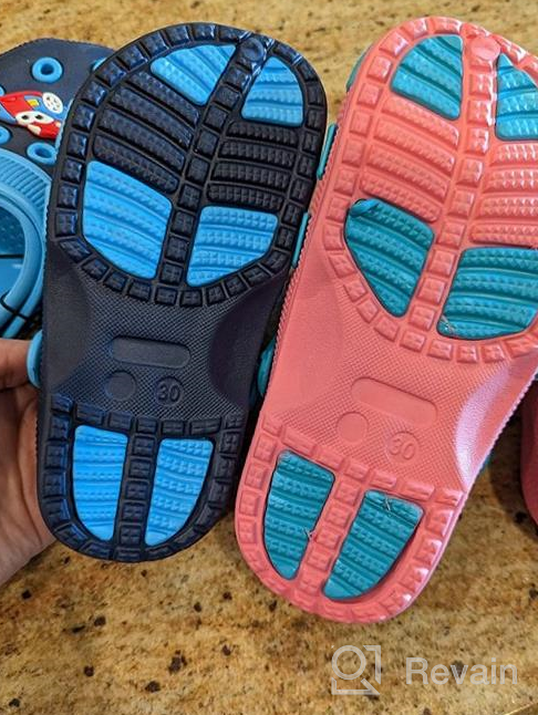 img 1 attached to 👶 Top-Rated Namektch Toddler Slippers: Non-Slip Lightweight Boys' Shoes for Active Play review by Dave Johnson