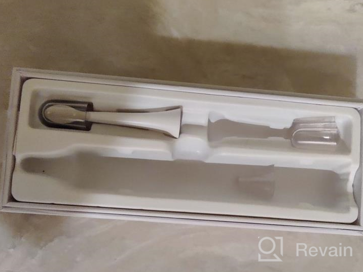 img 1 attached to 🦷 Qhou Sonic Electric Toothbrush Replacement Heads - 4 Pack of Professional Dupont Electric Toothbrush Heads for Adults (Grey) review by Chris Sweeton