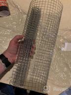 img 1 attached to Versatile MAPORCH 40Cm X 100Cm Galvanized Hardware Cloth – Ideal For Chicken Wire, Garden Bed Support, Rabbit And Snake Fence review by Justin Wehrman
