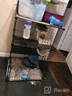 img 1 attached to IKARE'S Spacious DIY Cat Cage With Detachable Playpen For Indoor Pet Exercise review by Beth Olfactory