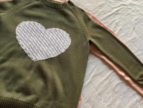 img 8 attached to Nulibenna Women'S Cable Knit Pullover Sweater With Heart Patch Detail And Long Sleeves