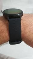 img 2 attached to Silicone Strap 22 mm for Huawei Watch 3 / 3 Pro / Samsung Amazfit Watch Etc - black review by Anson Shao ᠌