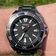 img 1 attached to Seiko Prospex Samurai SRPB51: Stainless Steel Automatic Dive Watch - 200m Water Resistance review by Marina Perez