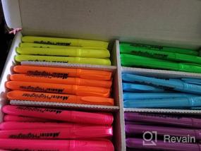 img 7 attached to Madisi Highlighters, Chisel Tip, разные цвета, оптовая упаковка, 84 шт.