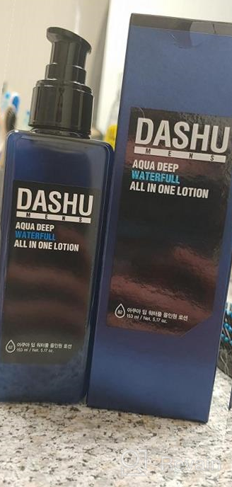 img 1 attached to DASHU Aqua Deep Waterfull All In One Lotion For Men 5.17Oz – Anti-Wrinkle, Face Moisturizer Lotion review by Ryan Cross