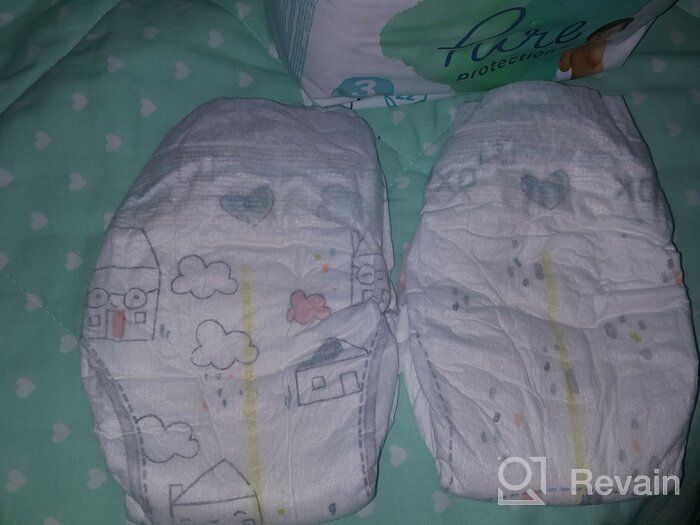 img 1 attached to Pampers Pure Protection Disposable Baby Diapers Size 3, Mega Pack - 27 Count, Hypoallergenic and Unscented (Old Version) review by Ada Wodarczyk ᠌
