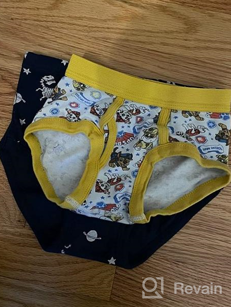 img 1 attached to Pack of 6 Cotton Briefs for Toddlers: Little Boys Dinosaur, Shark, and Truck Underwear review by Carlito Tardy