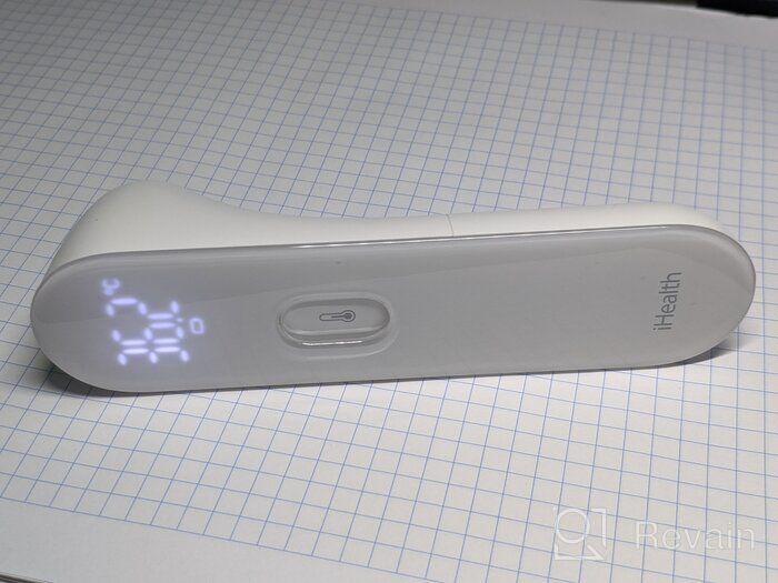 img 1 attached to iHealth PT3 No-Touch Forehead Thermometer: Digital Infrared Touchless Thermometer with Ultra-Sensitive Sensors for Adults, Kids, and Babies. review by Ada Wocial ᠌