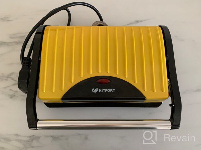 img 1 attached to Sandwich maker Kitfort KT-1609 Panini Maker, red review by Franciszka Wicher ᠌