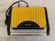img 1 attached to Sandwich maker Kitfort KT-1609 Panini Maker, red review by Franciszka Wicher ᠌