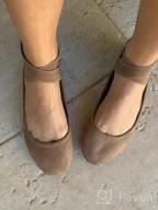 img 1 attached to DailyShoes Women'S Pointed Toe Ankle Strap Slip-On Flats - Comfy And Casual review by Charles Alfian