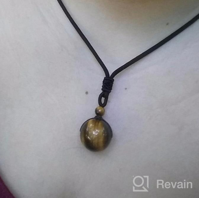 img 1 attached to Genuine Healing Crystal Necklace With Stone Beads - COAI review by Mary Hawkins