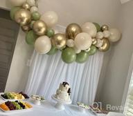 img 1 attached to 10 Ft X 7 Ft White Tulle Backdrop Curtain With Chiffon Drapes - Perfect For Weddings, Parties, Showers, And Photo Shoots - Elegant Backdrop Decorations For Any Occasion! review by Robert Maysey