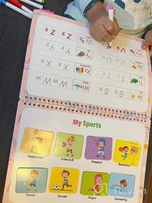 img 6 attached to Книга LOOIKOOS для дошкольного обучения: игрушки Монтессори, материалы для аутизма, развивающие раскраски и раскраски для малышей