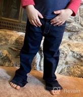 img 1 attached to High-Quality Little Boys' Adjustable Straight Fit Jeans for a Perfect Fit review by Michael Olsen