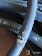 img 1 attached to Flexible Power Washer Hose - Heavy Duty 50 FT X 1/4", 3200 PSI, Kink Resistant, M22-14Mm X 3/8" Quick Connect, Perfect Replacement Hose For Your Pressure Washer review by Roy Cook
