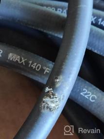 img 6 attached to Flexible Power Washer Hose - Heavy Duty 50 FT X 1/4", 3200 PSI, Kink Resistant, M22-14Mm X 3/8" Quick Connect, Perfect Replacement Hose For Your Pressure Washer