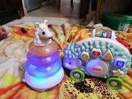 img 1 attached to 🦙 Enhanced Fisher-Price Linkimals Luminous Lama Interactive Toy, GRW43, White/Pink/Blue review by Dorota Winiewska ᠌