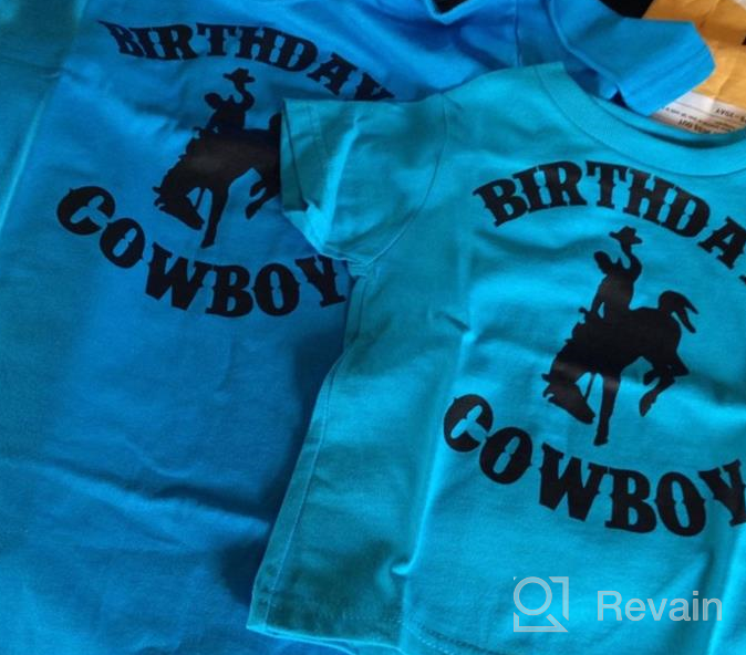 img 1 attached to 🤠 Kick Up Some Fun with our Custom Kingdom Boys Birthday Cowboy T-Shirt! review by Robert Corral