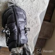 img 1 attached to Didog Winter Small Dog Coats: Waterproof, Warm & Harness Compatible For Puppy & Cat Walking Hiking - Red (Chest 13") review by Jon Higdem