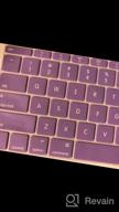img 1 attached to MOSISO Silicone Keyboard Cover: Protective Skin For MacBook Pro 13" & MacBook 12" - Rose Quartz review by Sharon Mitchell