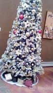 картинка 1 прикреплена к отзыву Add Glittering Elegance To Your Teal Blue Christmas Tree With Supla'S 24 Pack Poinsettia Flower Picks от Eddie Orrell