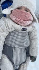 img 5 attached to Зимние шарфики из флиса для девочек - уютные аксессуары для малышек в холодную погоду