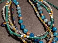 img 1 attached to Boho Beaded Anklet Bracelets With Drawstring: Perfect Summer Accessory For Women, Teens And Plus Size - Ideal For Beach And Casual Wear review by Ben Karlen