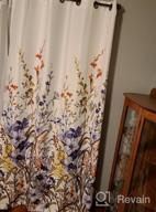 img 1 attached to 🌸 Kotile Floral Curtains for Bedroom Girls - Red Pink 95 Inch Length, 2 Panel Set: Grommet Print Flower Pattern, Thermal Insulated Room Darkening Curtains for Living Room review by Nick Ward