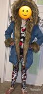 img 1 attached to Plus Size Women'S Military Denim Hooded Winter Coat With Faux Fur Lining Parka review by David Ramirez