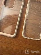 img 1 attached to Protect Your IPhone 13 Pro With Miracase'S Upgraded Clear Glass Bumper Case With Built-In Screen Protector review by Monica Russell
