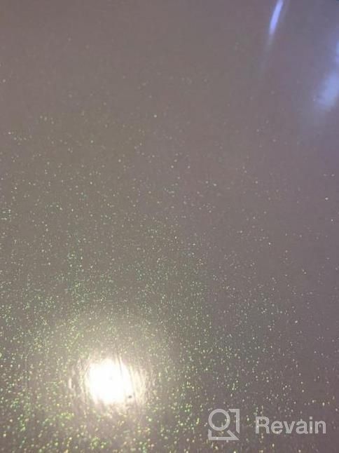 img 1 attached to Rose Gold Holographic Ultrafine Glitter Paint Additive 100G For Interior Wall, Furniture, Ceiling, Wood And Varnish - 1/128" 0.008" 0.2Mm review by Troy Gerhardt