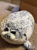 img 1 attached to ETAOLINE X-Large Chubby Blob Seal Pillow: Adorable Plush Toy For All Ages review by Noah Smith