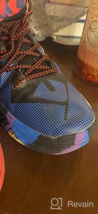 img 1 attached to Youth Mid-Top Basketball Shoes For Big Kids - Non-Slip Sport Trainer Sneakers For Boys And Girls By ASHION review by Jessica Lange